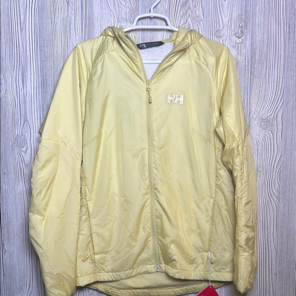 New Helly Hansen Women Rapide Lifaloft Air Jacket size Large Yellow